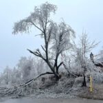 உறை பனி, பனிப் புயலால் மின் விநியோகத்தை இழந்த மக்கள் பெரும் அவதி!