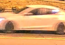 Hit-and-run accident scene in Etobicoke, Toronto