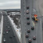 Gardiner Expressway இல் இரு இடங்களில் குழாய் வெடிப்பு: போக்குவரத்து கடும் பாதிப்பு!