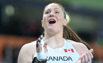 உலக மெய்வல்லுநர் போட்டி – கனடாவின் சாரா மிட்டன் வெள்ளிப் பதக்கம் வென்று சாதனை!