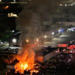 ஸ்கார்பரோ கார் திருத்தும் நிலையத்தில் தீ வைப்பு: பல வாகனங்கள் சேதம்!