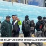 டிரேக்கின் பனிச்சிற்பம் அகற்றம் – பாதுகாப்பு கருதி றொரண்டோ தீயணைப்புப் படை அதிரடி!